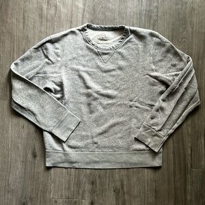 Heather grey J. Crew crew neck sweater
